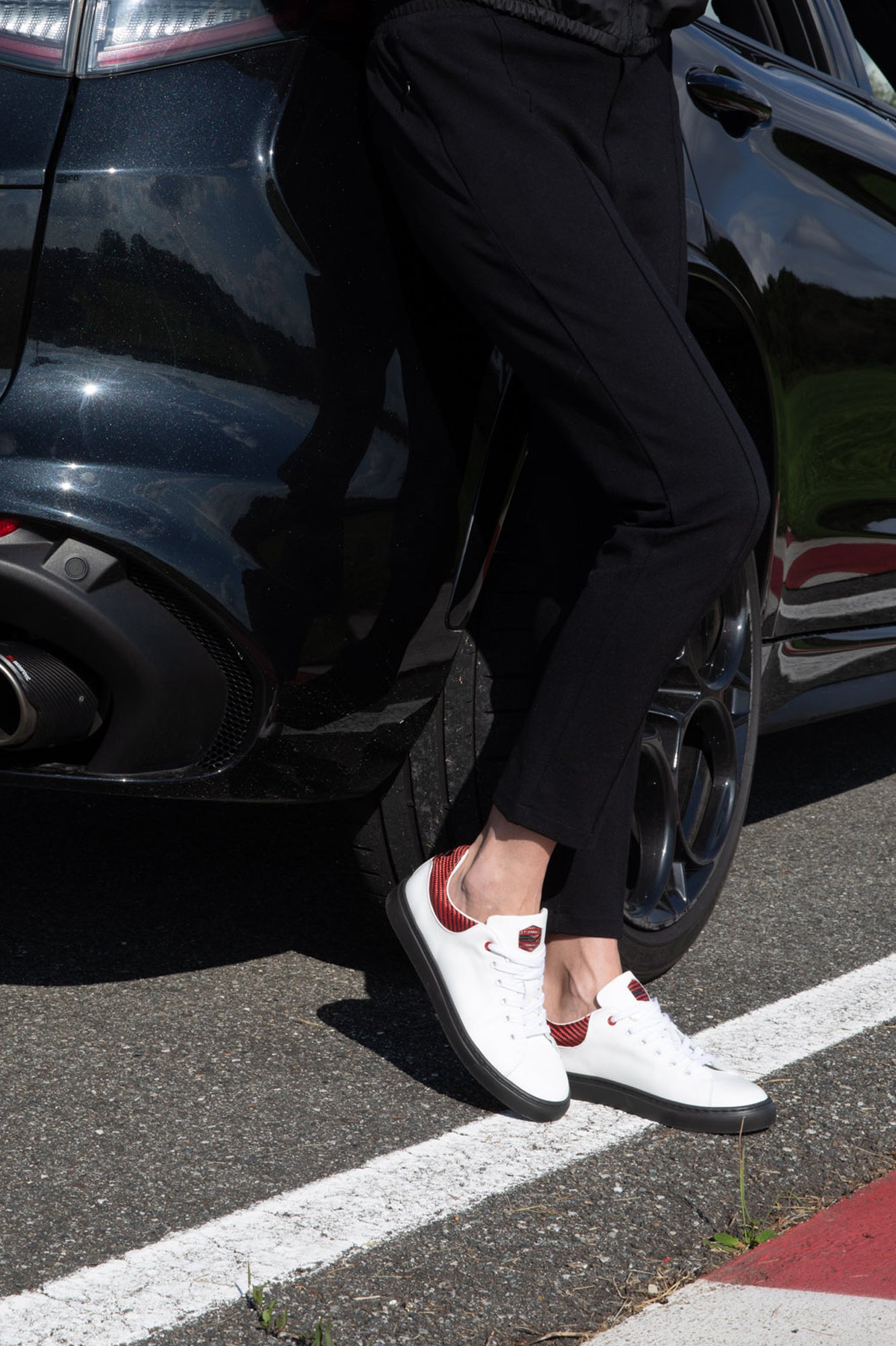 Red sneaker