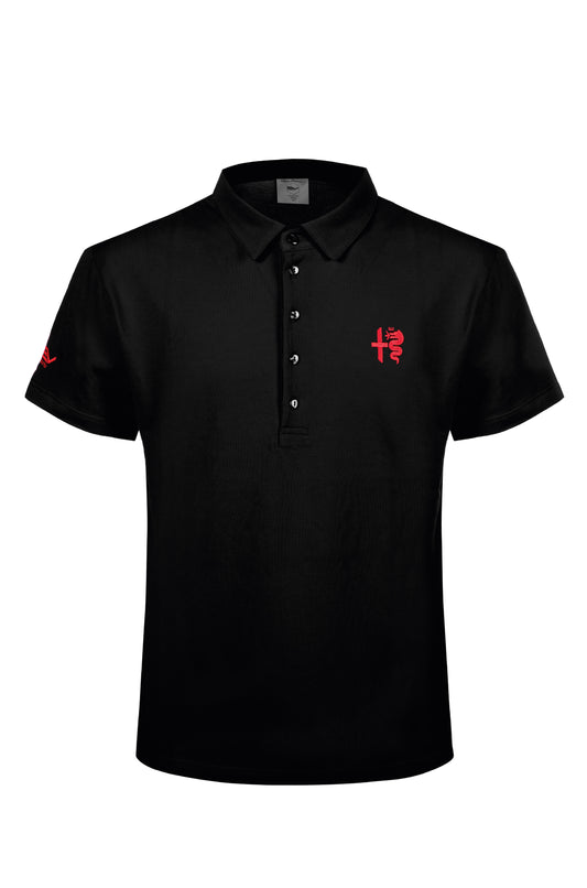 Pique polo shirt